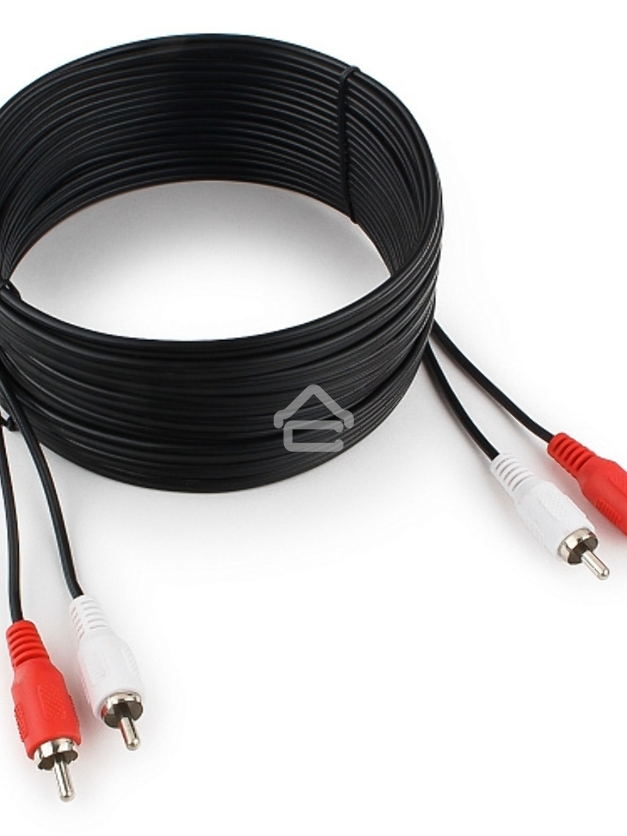 Кабель аудио Cablexpert CCA-2R2R-7.5M, 2xRCA - 2xRCA, 7,5м