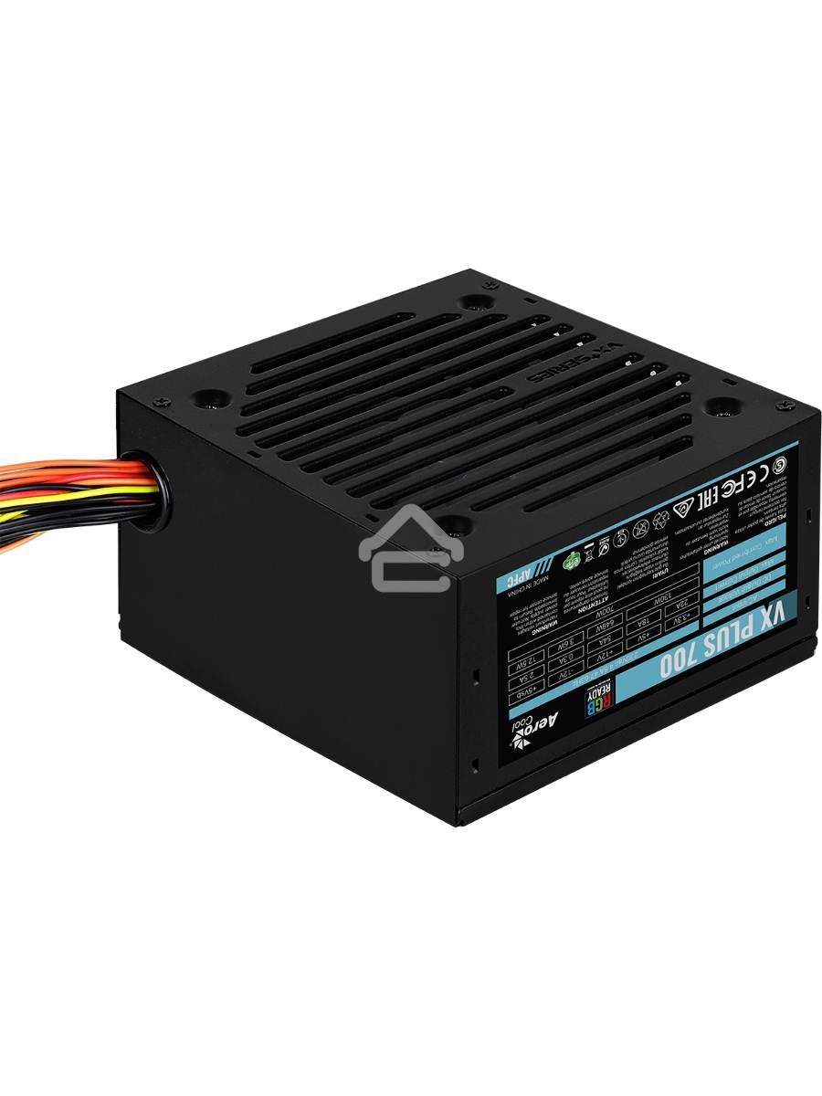 Блок питания Aerocool / Formula VX-700 PLUS RGB, 700Вт, 120мм, черный