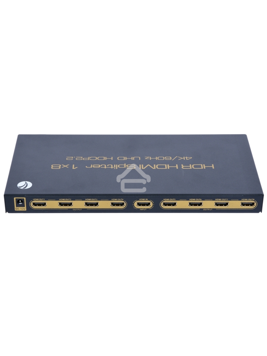 Разветвитель VCOM HDMI Spliitter 1=>8 2.0v, <DD428>