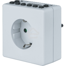 Таймер Navigator NTR-E-S02-WH розет. электрон.