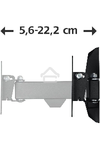 Кронштейн для телевизора Hama H-118113 черный 10
