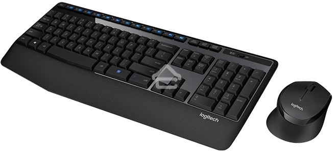 Клавиатура + мышь Logitech MK345 клав:черный мышь:черный USB 2.0 беспроводная Multimedia