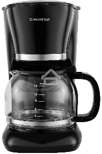 Кофеварка капельная Maunfeld MF-732BK чёрный, исп. кофе - молотый, 1,5 л, 1000 Вт
