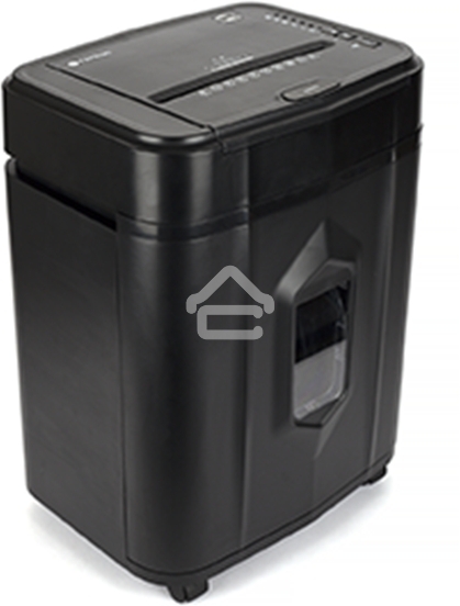 Шредер Heleos АП23-4 черный с автоподачей (секр.P-4) фрагменты 145лист. 23лтр. скрепки скобы пл.карты