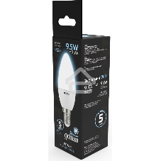 Лампа светодиодная LED Gauss Candle E14 9.5Вт 4100К