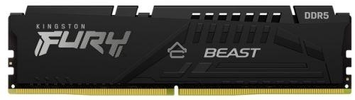 Оперативная память Kingston Fury Beast, DDR5, 32GB (1x32GB), 5200MHz, CL40, DIMM, радиатор, черный