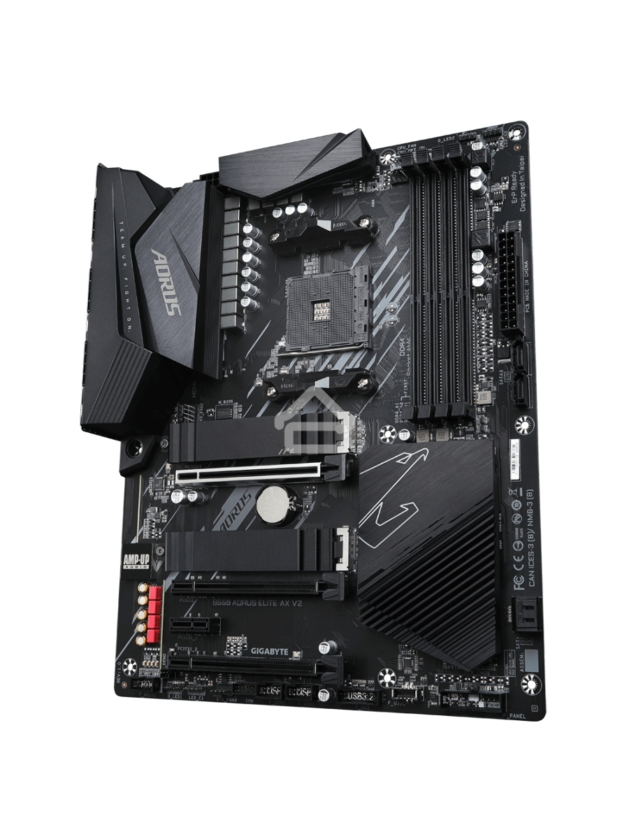 Материнская плата Gigabyte B650M AORUS ELITE AX, AM5, AMD B650, 4xDDR5, 4xSATA, 2xM.2, 1xPCI-E 5.0 x4, 1xPCI-E 4.0 x16, 1xHDMI, 1xDP, 1x 2.5Gb LAN, 4xUSB-A 2.0, 5xUSB-A 3.2 Gen 1, 2xUSB-A 3.2 Gen 2, 1xUSB-C 3.2 Gen 2, 2x3.5 мм, 7.1, Micro-ATX