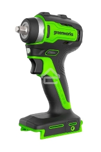 Гайковерт ударный аккумуляторный GreenWorks GD24IW200, 24v, 200 Нм, без АКБ и ЗУ (3803607)