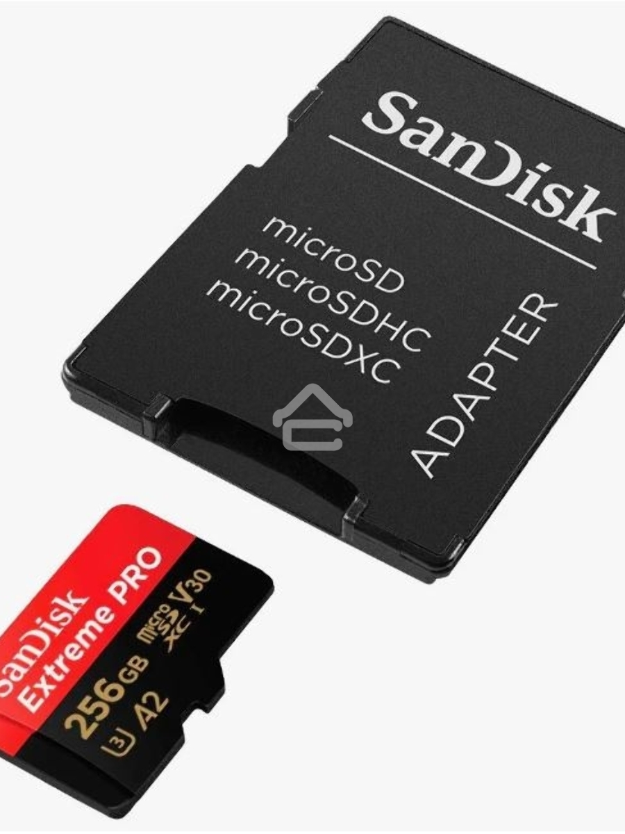 Карта памяти Sandisk Extreme Pro microSDXC 256GB + SD Adapter + Rescue Pro Deluxe 200MB/s