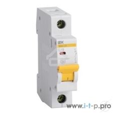 Выключатель автоматический модульный 1п B 10А 4.5кА ВА47-29 ИЭК MVA20-1-010-B
