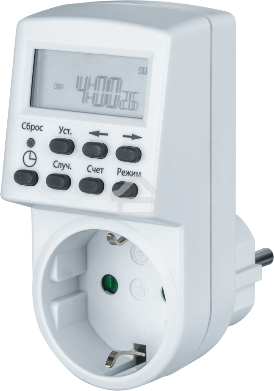 Таймер Navigator NTR-E-S01-WH розет. электрон.