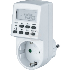 Таймер Navigator NTR-E-S01-WH розет. электрон.