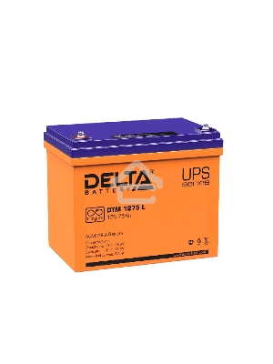 Батарея Delta DTM 1275 L (12V, 75Ah)