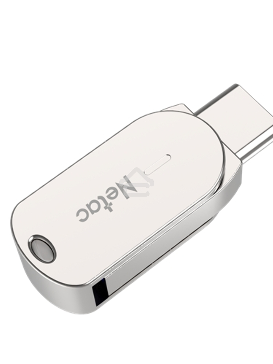 Флеш диск Netac U785 32Gb <NT03U785C-032G-30PN>, USB3.0+TypeC, металлическая