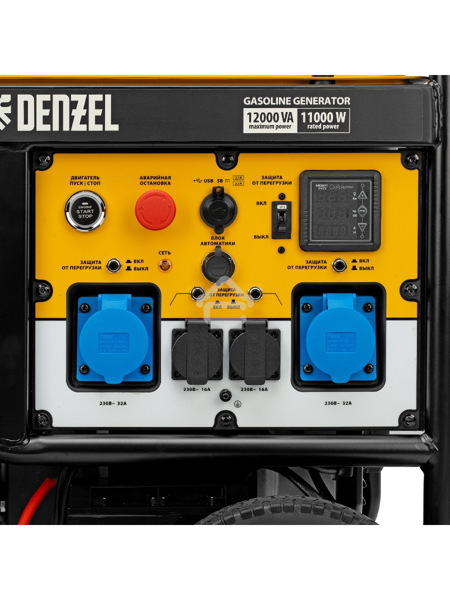 Электрогенератор бензиновый Denzel PS-120EA, 12 кВт, 110 дБ, 276 кг