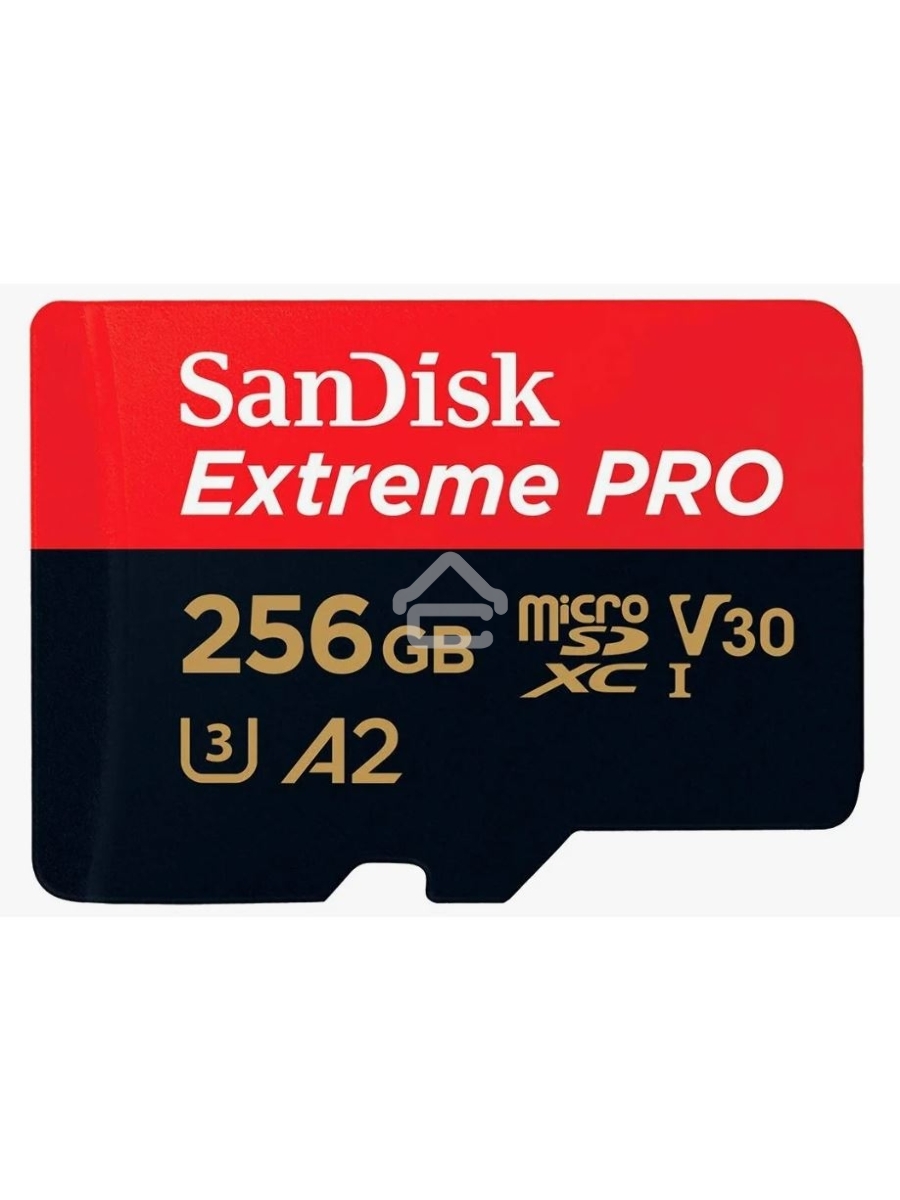 Карта памяти Sandisk Extreme Pro microSDXC 256GB + SD Adapter + Rescue Pro Deluxe 200MB/s