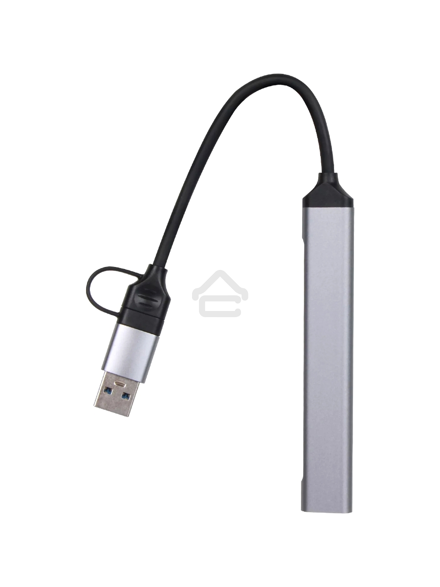USB концентратор TypeC+adapter-->USB3.0+2USB2,0+SD+TF, VCOM