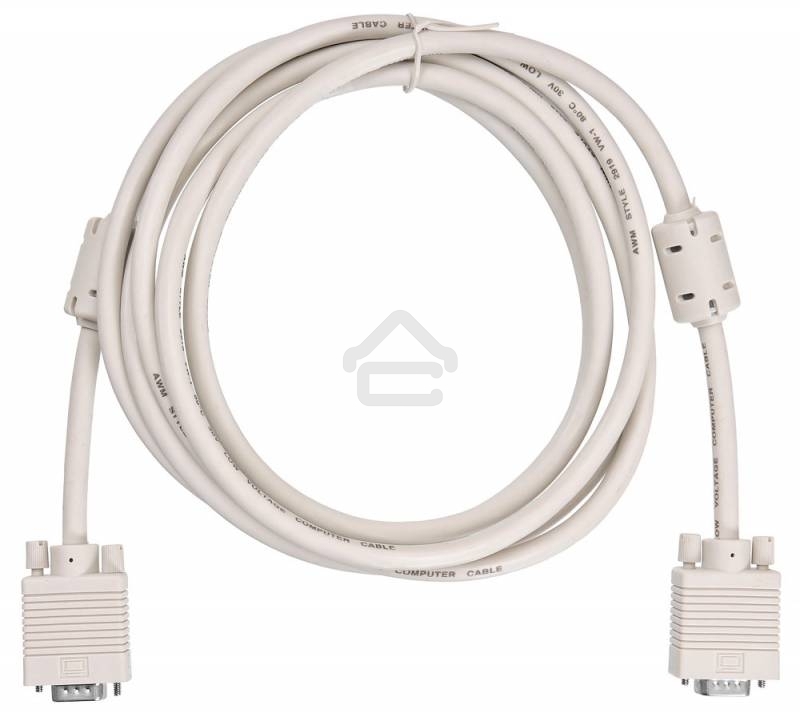 Кабель Buro CAB016S-10 VGA (m) VGA (m) 3м феррит.кольца серый