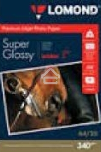 Фотобумага ПРЕМИУМ для стр.печати LOMOND А4, 340 г/м2 односторонняя Bright Super Glossy(20л)