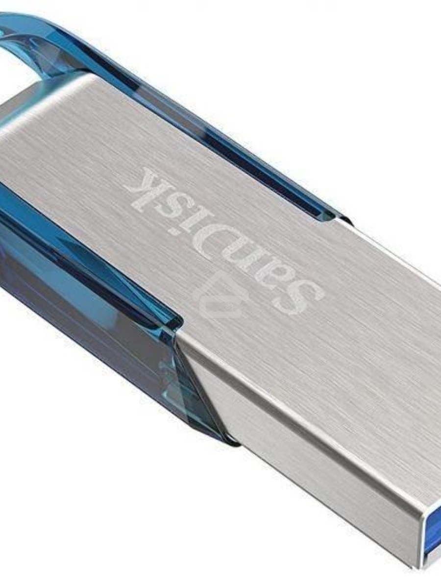 Флеш диск 128GB SanDisk CZ73 Ultra Flair, USB 3.0, Tropical Blue