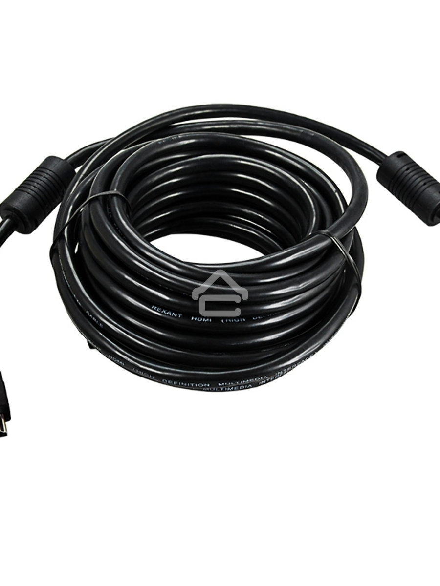 Кабель Rexant HDMI - HDMI 1.4, 10 м, Gold (PVC пакет)