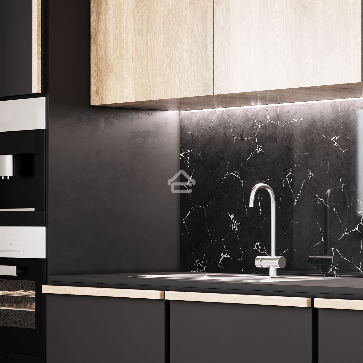 Лента светодиодная Basic Gauss 12V 4,8W/m 312lm/m 4000K IP20 LED 2m 1/100