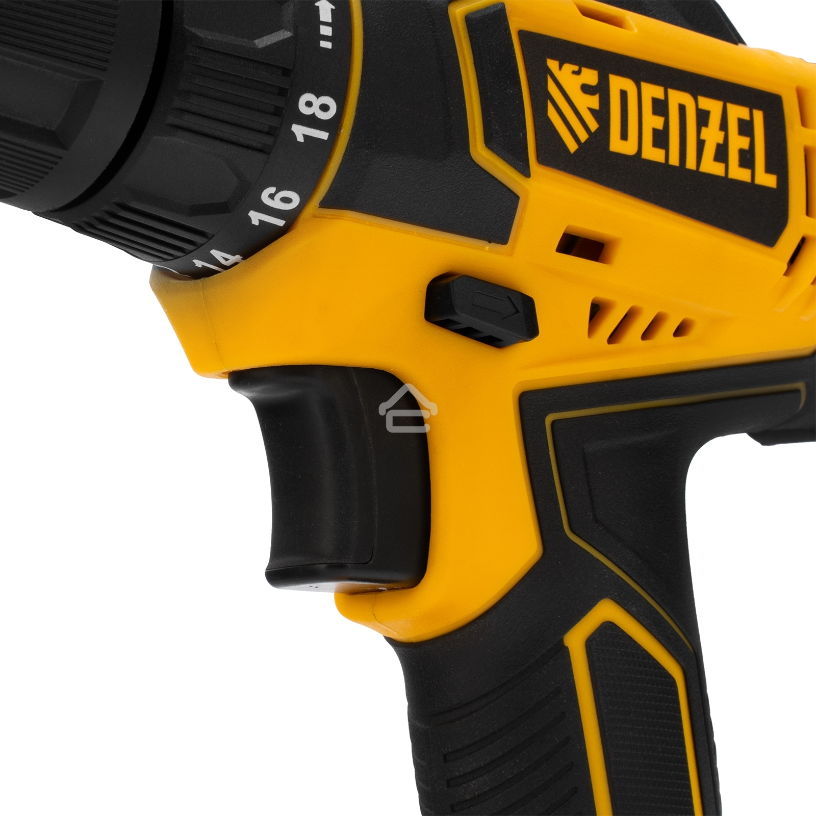 Дрель-шуруповерт аккумуляторная Denzel CDL-18-0, 18В, Без АКБ и ЗУ