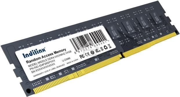 Оперативная память Indilinx, DDR4, 16GB (1x16GB), 3200 MHz, CL22, DIMM