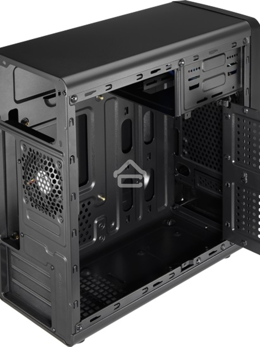 Корпус Aerocool / Formula Qs-182 черный без БП mATX 2x120mm 2xUSB2.0 1xUSB3.0 audio