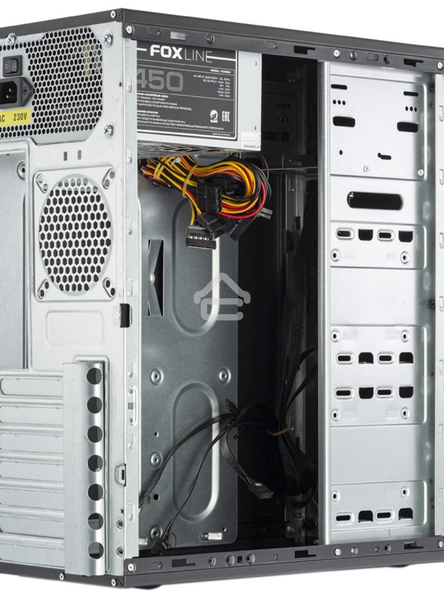 Компьютерный корпус c блоком питания 450 Ватт Case Foxline FL-301, ATX