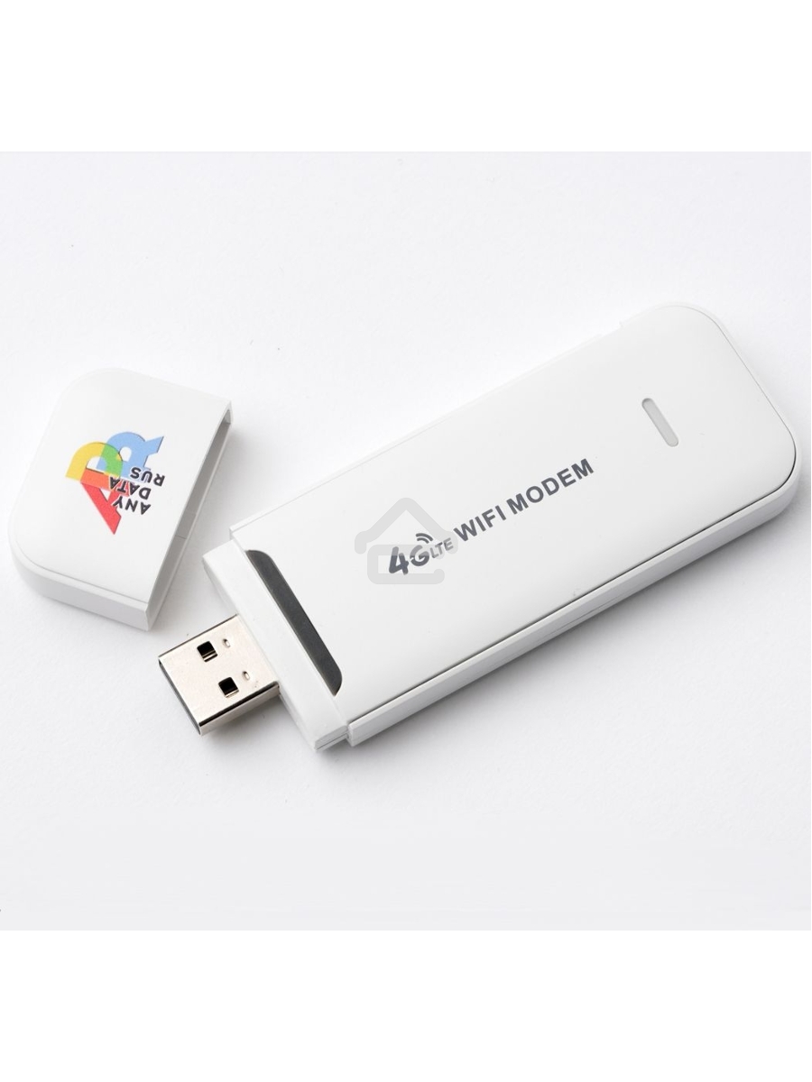 Модем 3G/4G Anydata W150 USB Wi-Fi Firewall +Router внешний белый