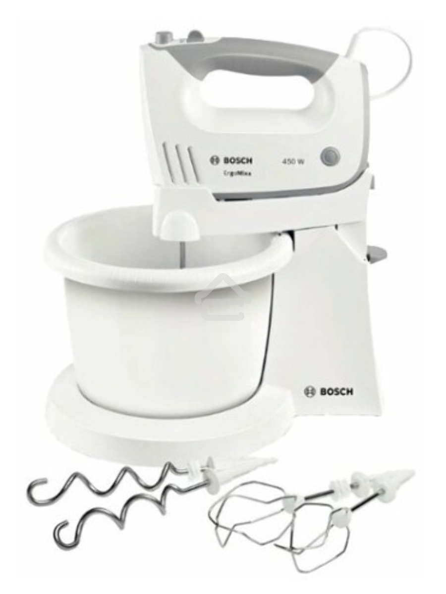 Миксер стационарный Bosch MFQ36460 450Вт белый/серый