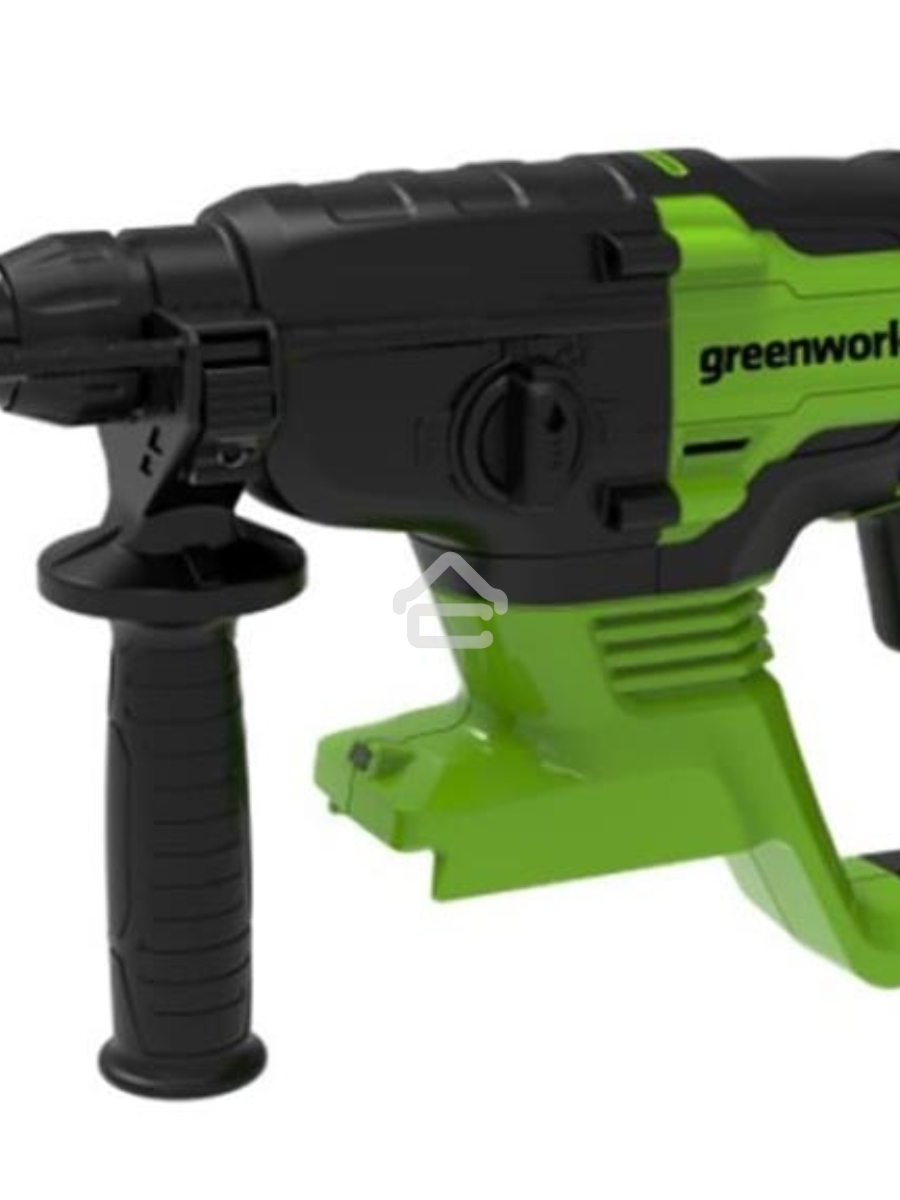 Перфоратор аккумуляторный бесщеточный GreenWorks GD24SDS2 2 ДЖ, 24V, c 1хАКБ 4 Ач и ЗУ в сумке (3803007UB)