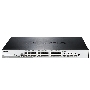 Управляемый стекируемый коммутатор D-Link DGS-1510-28XMP/A1A SmartPro с 24 портами 10/100/1000Base-T с поддержкой РоЕ и 4 портами 10G Base-X SFP+