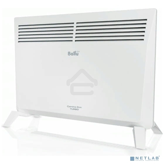 Конвектор электрический Ballu Camino Eco Turbo BEC/EMT-1500 белый, 1500 Вт, 20 м2, термостат