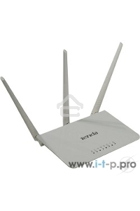 Сетевое оборудование TENDA F3 маршрутизатор 802.11n, до300Мбит/с, 2T2R, LAN: 3х10/100Мбит/с, WAN: 1х10/100Мбит/c, 3 внешние антенны 5дБи.