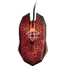 Мышь Qumo Solaris M10 + коврик, проводная, оптическая, 800/1200/1600/2200 dpi