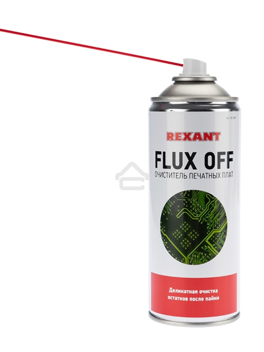 Очиститель печатных плат FLUX OFF, Rexant, 400 мл, аэрозоль