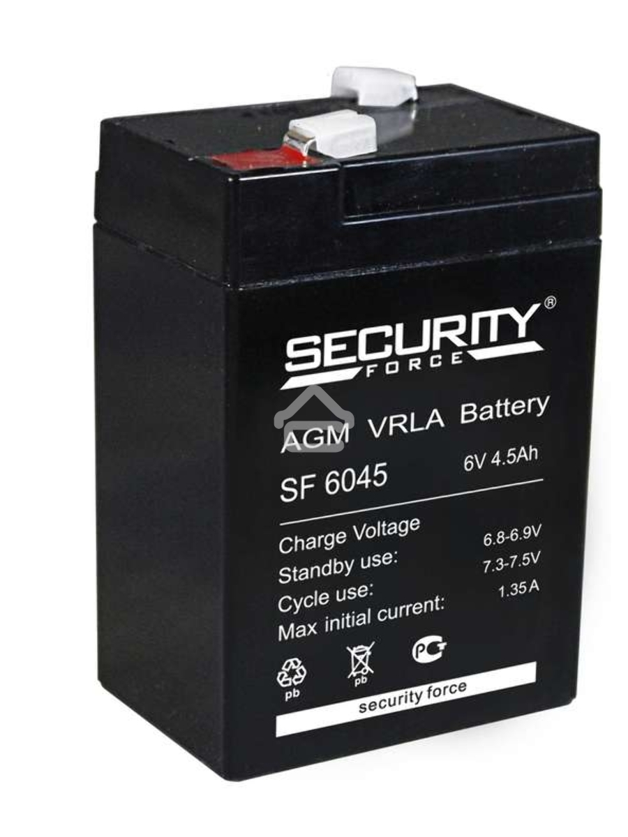 Батарея Delta Security Force SF 6045 (6V 4.5Ah)