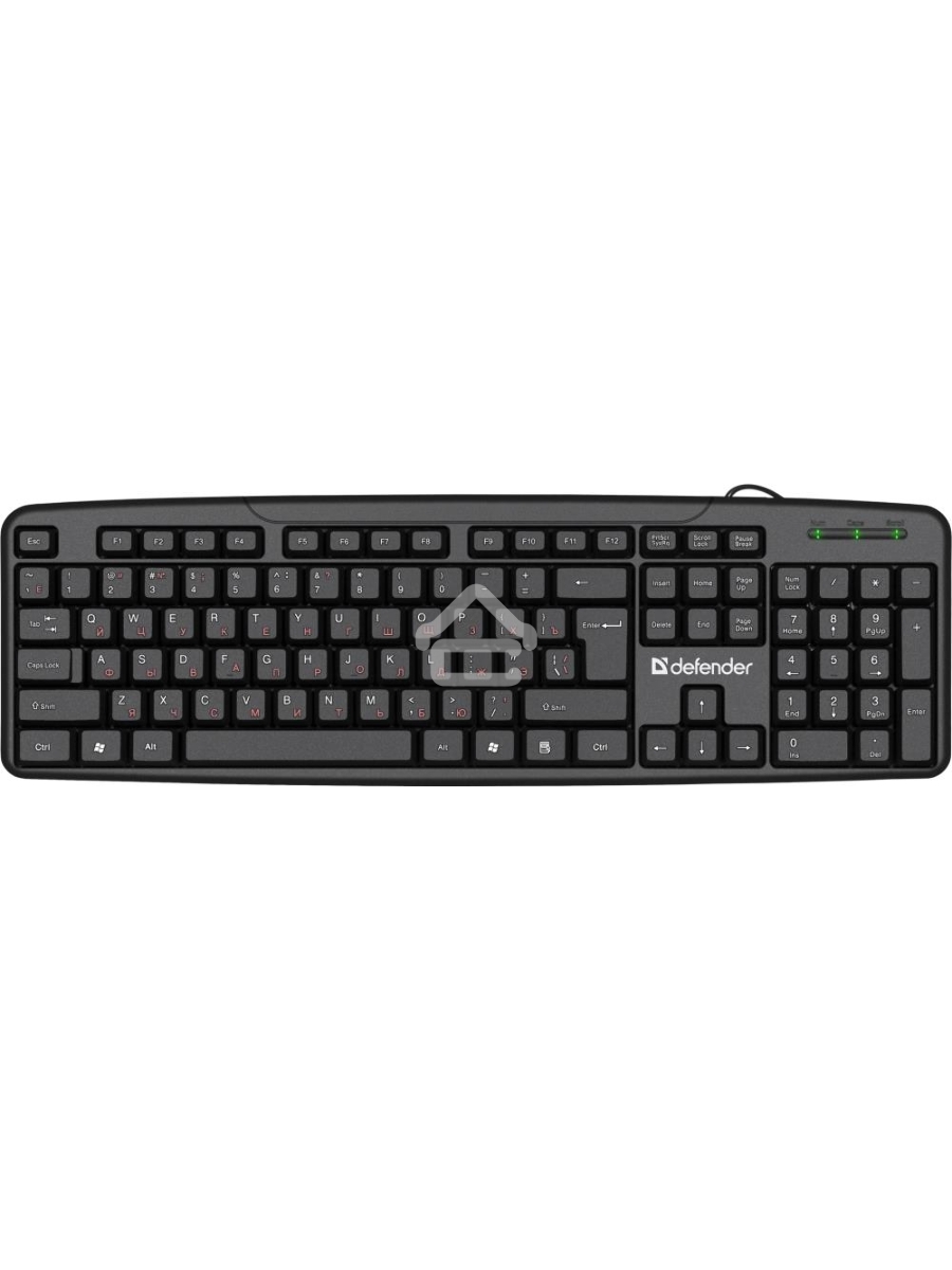 Клавиатура Defender Astra HB-588 проводная, USB, черный