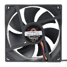 Вентилятор для корпуса Gembird 18656 черный, 92 мм, 2500 об/мин, 30 дБ, 4 pin