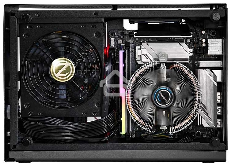 Компьютерный корпус ZALMAN MINITOWER MITX W/O PSU M2 MINI серебристый