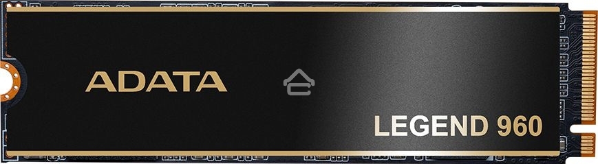 Накопитель SSD ADATA LEGEND 960, 1Tb, PCIe 4.0 x4, M.2 2280, NVMe, R/W 7400/6000, с радиатором