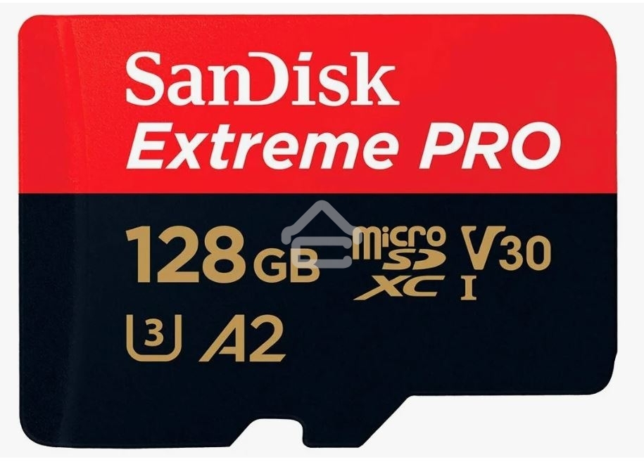 Карта памяти SanDisk Extreme Pro с адаптером microSD UHS I Card 128GB for 4K Video on Smartphones, Action Cams & Drones 200MB/s Read, 90MB/s Write, Lifetime Warranty