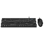Проводной комплект Philips SPT6264, USB 2.0 104 клав/3 кнопки, 800-2400dpi, русская заводская раскладка, чёрный