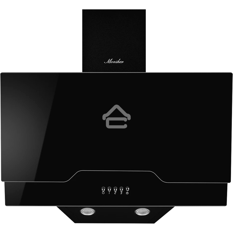 Вытяжка наклонная Monsher Laval 60 черный, 60 см, 1100 куб. м/ч, 53 дБ
