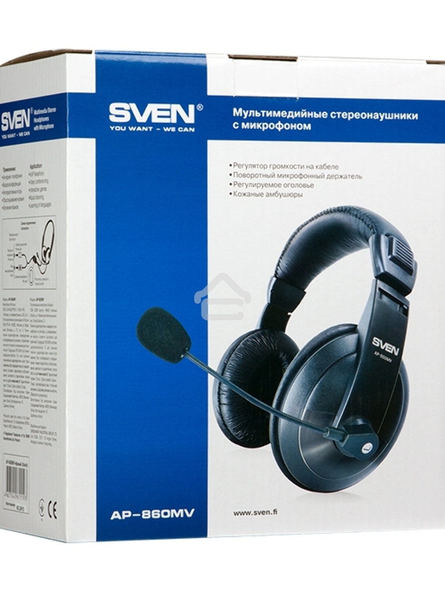 Наушники SVEN AP-860MV Наушники с микрофоном