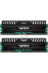 Оперативная память Patriot Viper 3, DDR3, 16GB (2x8 GB), 1866 MHz, CL10, радиатор, черный