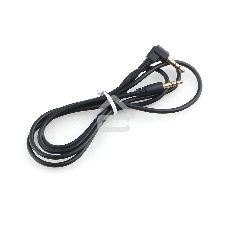 Кабель Cablexpert аудио 90˚ CCAB-01-35MML-1MB, 3.5 Jack (M)/3.5 Jack (M), черный, 1м, блистер