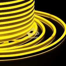Гибкий неон Neon-night SMD 8х16 мм, двухсторонний, желтый, 120 LED/м, бухта 100 м (с комплектом подключения)